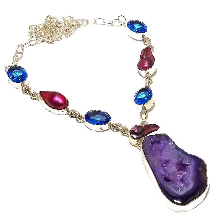 Titanium Topaz Stone Fashion Jewelry