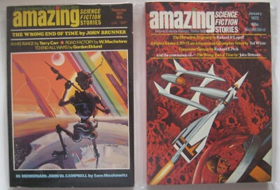 AMAZING SCIENCE FICTION Nov 1971 / Jan 1972 - The Wrong End of Time John Brunner