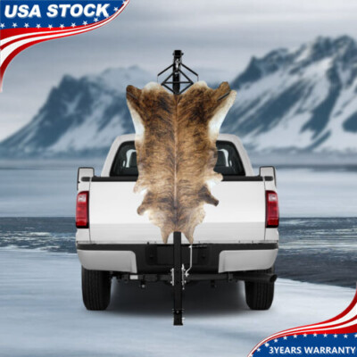 Hitch Mounted Deer Hoist 600lbs Capacity Hitch Game Hoist Adjustable Height