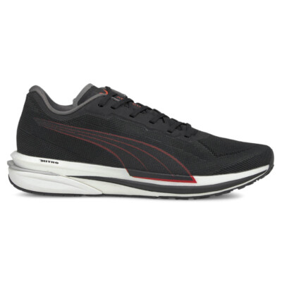 Puma Velocity Nitro Running  Mens Black Sneakers Athletic Shoes 19459602