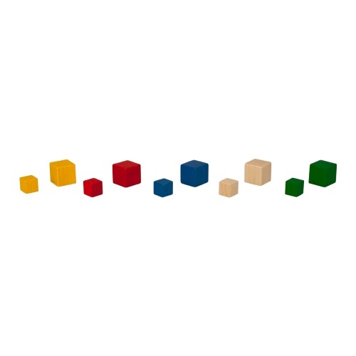 Cubes De Madera - Fichas - Cuadradas - Amarillo - Madera - 15 Mm - Imagen 4 de 4