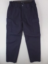5.11 Tactical Pants Mens 38x34 Navy Blue Cargo Utility Work Wear Relaxed Tapered