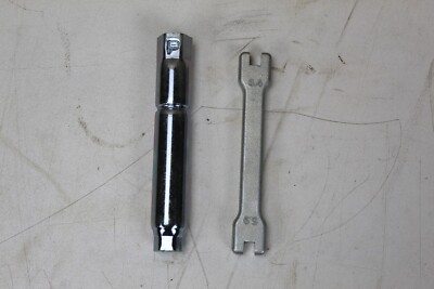#ad NOS Genuine Honda On board Spark plug tool for 14mm Spoke Wrench 5.9mm 6.4mm $8.50