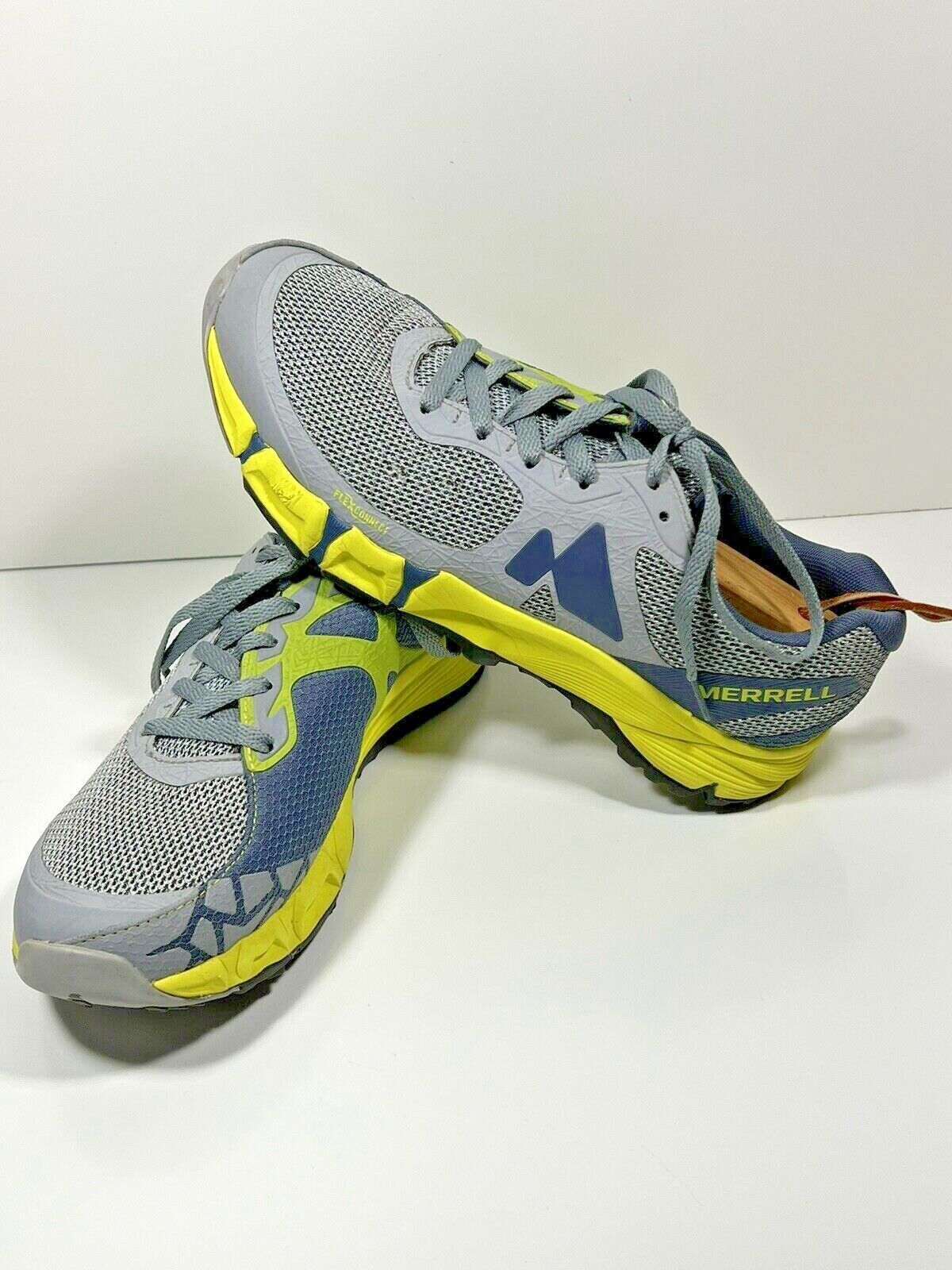 Scarpe da trail running Merrell Sleet Agility Charge donna taglia 10 5 grigio giallo