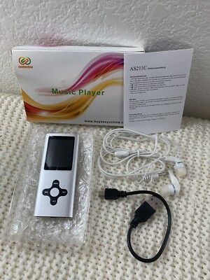 mp4 multimedia player Silver  color 8GB NIB