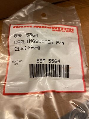 *NEW* CARLING TECHNOLOGIES CARLINGSWITCH 89F 5564 PUSH BUTTON SWITCH