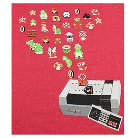 Nintendo Boys' Classic NES Super Mario Bros. Escape The System T-Shirt 14-16 NEW