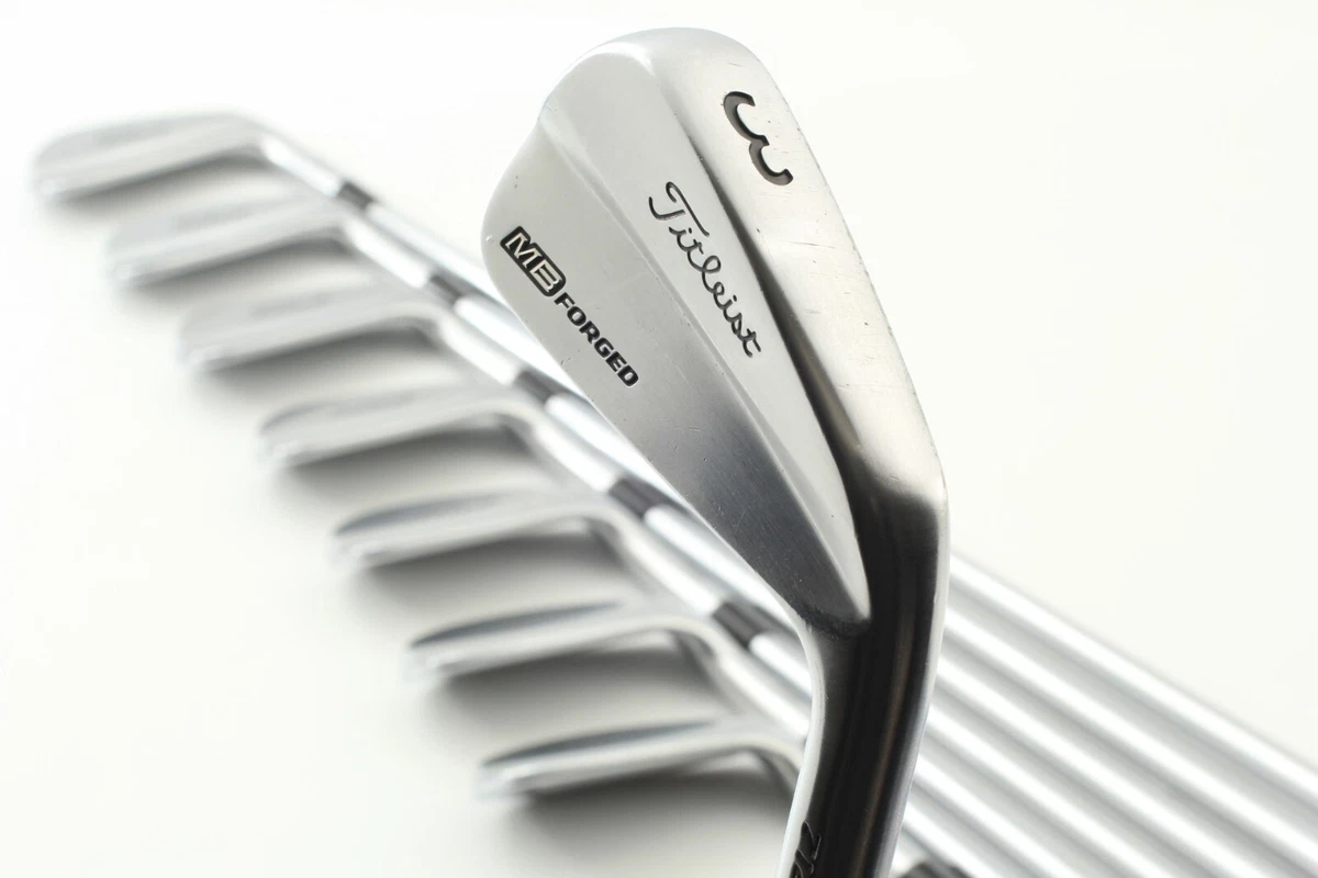 Titleist MB 712 Iron Set 3-PW Stiff Flex Rifle Project X 6.0 Shaft