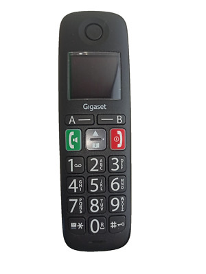 Gigaset E290H  Schnurloses DECT Senioren-Telefon Große tasten Mobilteil sehr gut