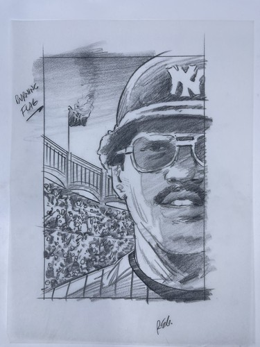 The Bronx Is Burning 2007 Original Film Poster Concepts Reggie Jackson ESPN RARE - Picture 15 of 24