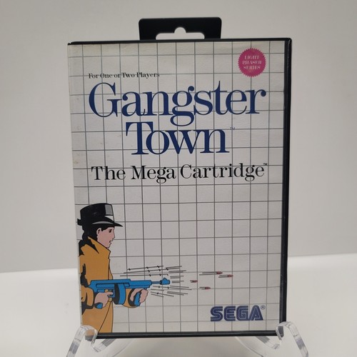Gangster Town (Sega Master System) Light Gun Game Tested Vintage 80s