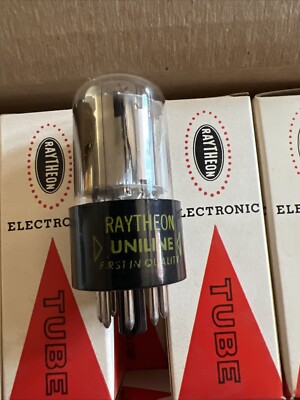 Lot Of 10: NIB  Raytheon Unline 6AQ7GT Audio Radio Tube Made In USA