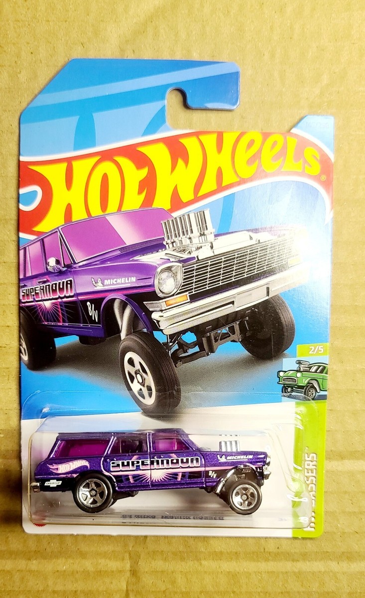 Hot Wheels #145 '64 Chevy Nova Wagon HW Gassers 2/5 | eBay