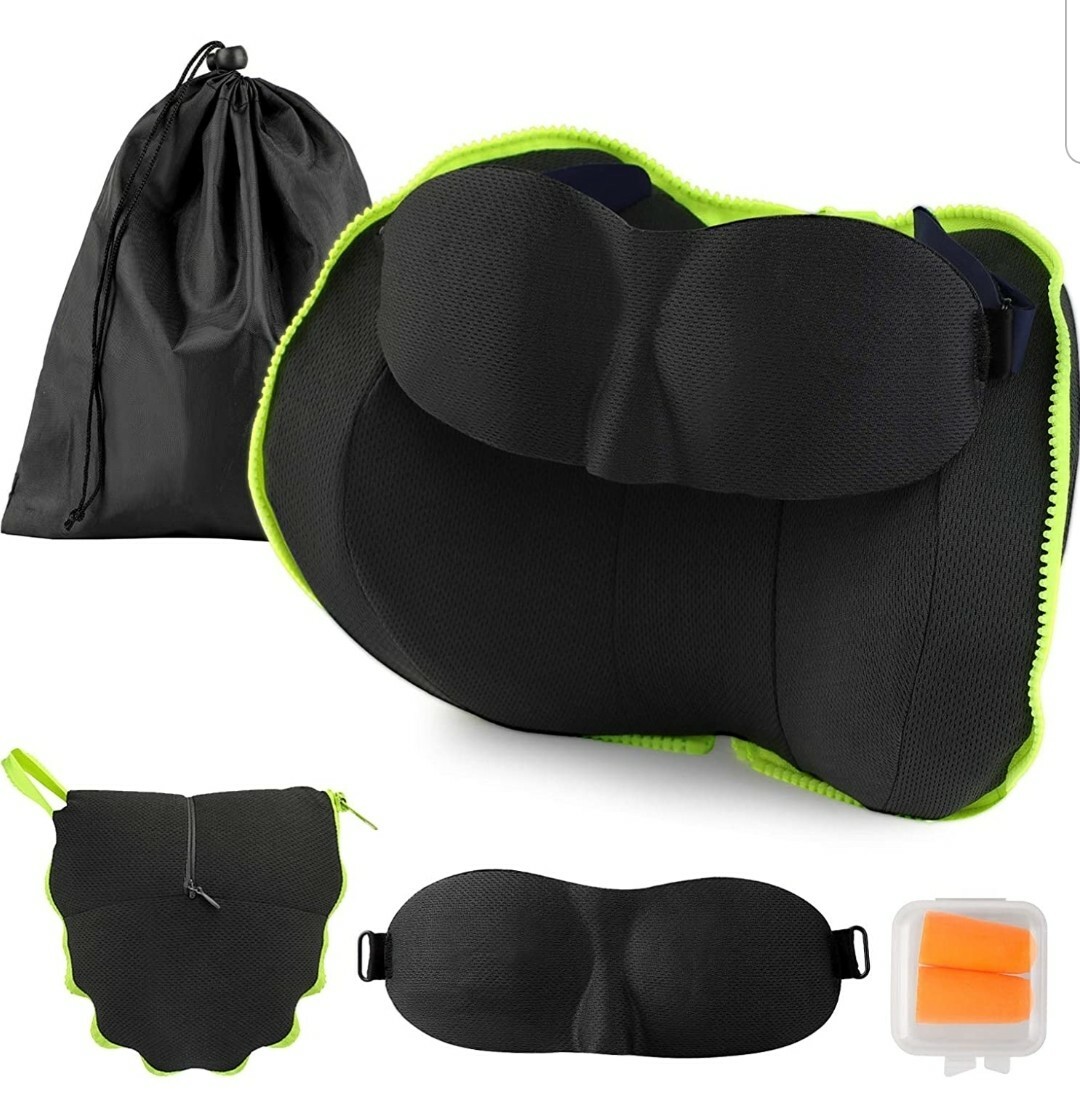 Komfort Reisekissen, Kapmore Best Memory Foam Nacken Kopf Stützkissen...