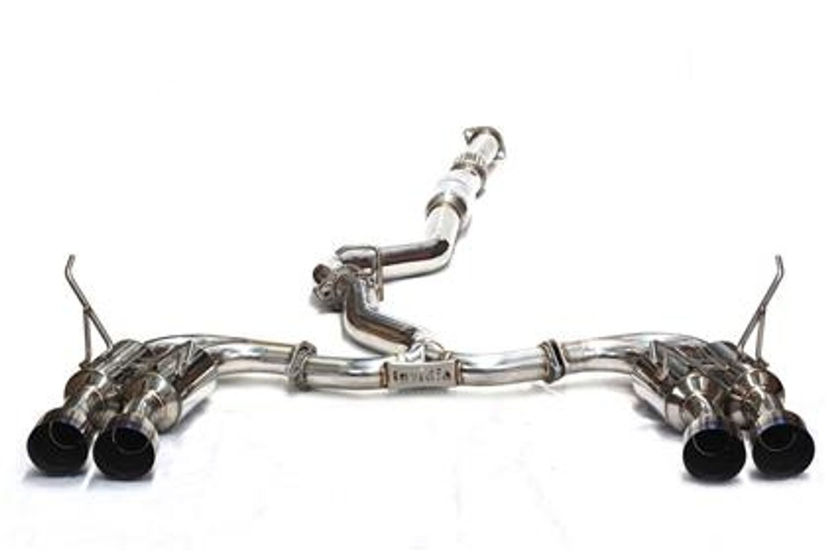 Invidia HS08ST5GM4ST Gemini R400 Cat-Back Exhaust for 08-14 Subaru