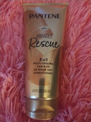 Pantene Pro-v Miracle Rescue 3in 1 Multi Tasking Leave In Or Rinse Out 6.0fl Oz 