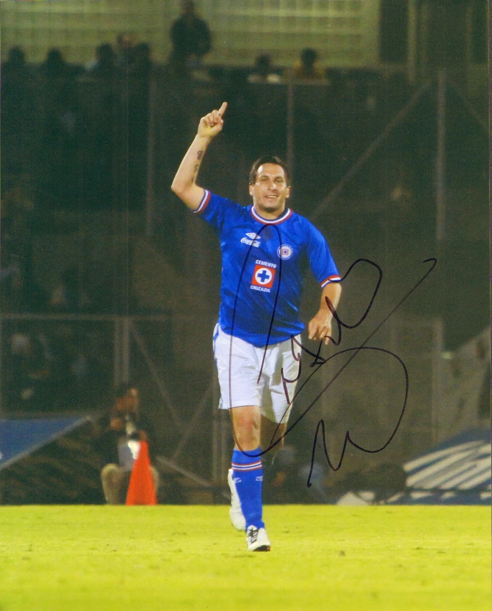 CHRISTIAN CHACO GIMENEZ SIGNED AUTO D 11X14 PHOTO CRUZ AZUL FC