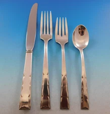 Skylark by Kirk Stieff Sterling Silver Flatware Set for 12 Service 53 pcs Modern