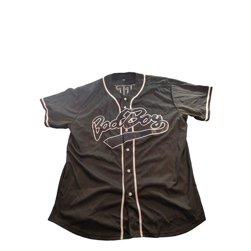 Stussy Men XL 90S Bad Boy Vintage Open Collar Shirt Short Stussy Men XL 90S Bad Boy Vintage Open Collar Shirt Short