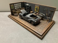 Klassischer Ferrari Scheunenfund / Garagendiorama [Maßstab 1:18]
