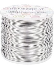 18 Gauge 492FT Silver Aluminum Wire Anodized Jewelry Craft Making Beading Wir...