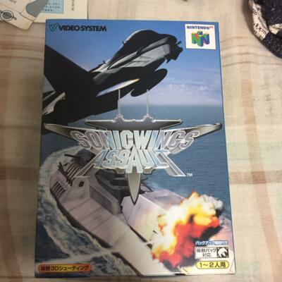 その他 SONICWINGS ASSAULT Nintendo 64 Sonic Wings Assault Nintendo 64 N64 Used Japan Import Boxed