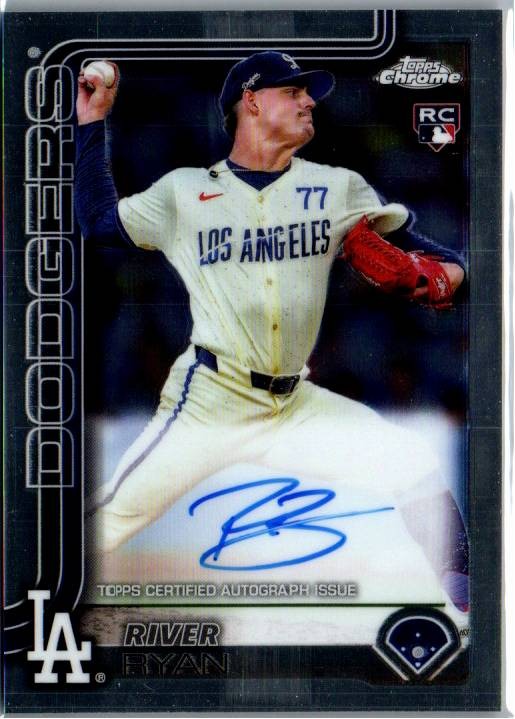2025 Topps Chrome #RA-RR River Ryan Rookie Autographs