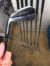 Titleist 620 MB 7pc 4-pw Iron Set Left-Handed X-Stiff Steel Stainless Silver