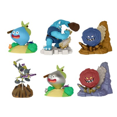 Dragon Quest 3D Monster Picturebook Figure Slime Appearance 1Box=6pcs SquareEnix