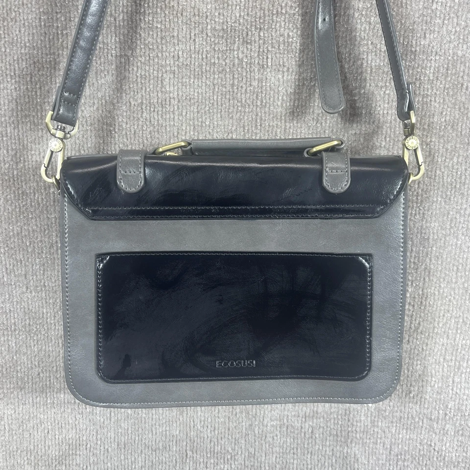 Ecosusi Crossbody Bag Womens Faux Leather Bow Purse Vegan Messenger Handbag - Image 2 of 4