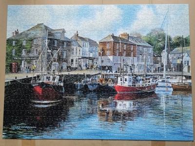 Puzzle 1000 Teile - Gibsons - Padstow Harbour, Cornwall, von Terry Harrison
