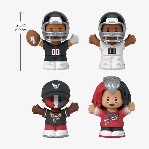 Fisher Price Little People x NFL Collector Atlanta Falcons Figur 4er Pack - Bild 2 von 3