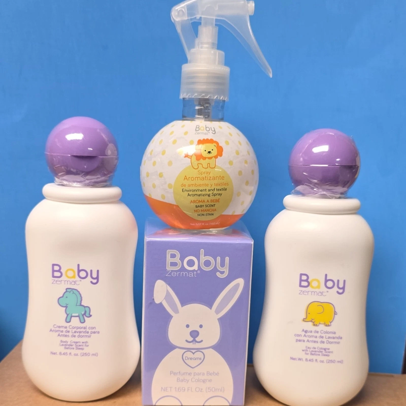 Baby Dreams Gift Set. Perfume, Cologne, Lotion, Aromatizer Spray, By Zermat
Opens in a new window or
