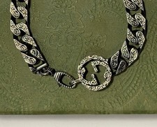 Gucci 925 Sterling Silver Interlocking G Chai...