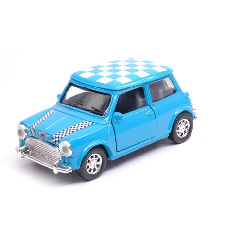 MINI COOPER 1959 LIGHT BLUE 1:32 New Ray Auto Stradali Modellino Nuovo - Immagine 2 di 3