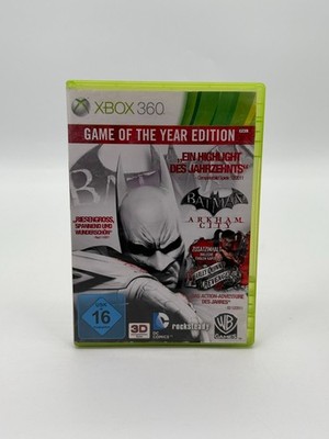 Batman Arkham City Game Of The Year Edition Microsoft XBox 360 Akzeptabel CIB