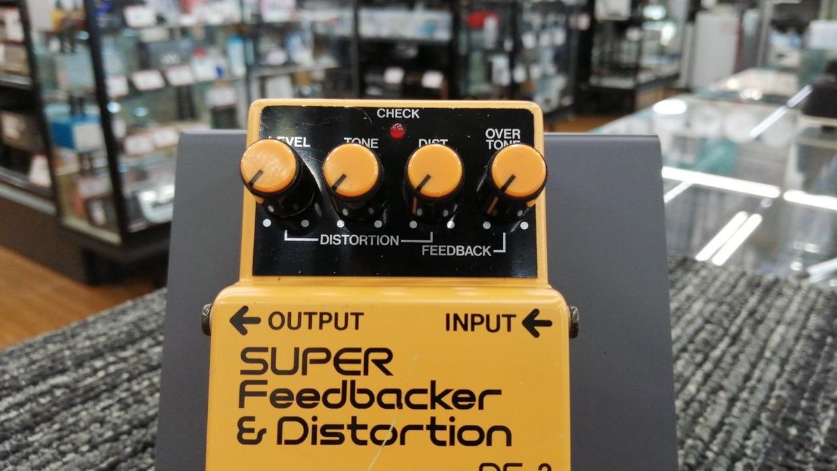 ギター boss superfeedbacker and distortion BOSS DF‑2 Super Feedbacker & Distortion Analog Pedal True Bypass