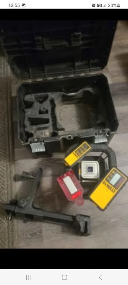 Nivel láser rotativo Dewalt 20v DW079LR Foto 2 de 4