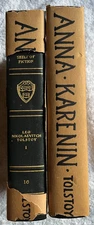 Anna Karenina 2 book set Leo Tolstoy HC/DJ Collier 1917 antique classic