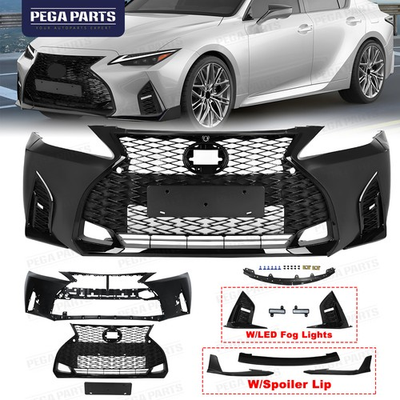 #ad For 2006 2013 Lexus IS250 IS350 to 21 F Sport Front Bumper Cover Lip Fog Lights $439.99