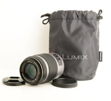 [Quasi come nuovo] Panasonic LUMIX G X VARIO PZ 45-175mm F4-5.6 ASPH Power OIS Argento