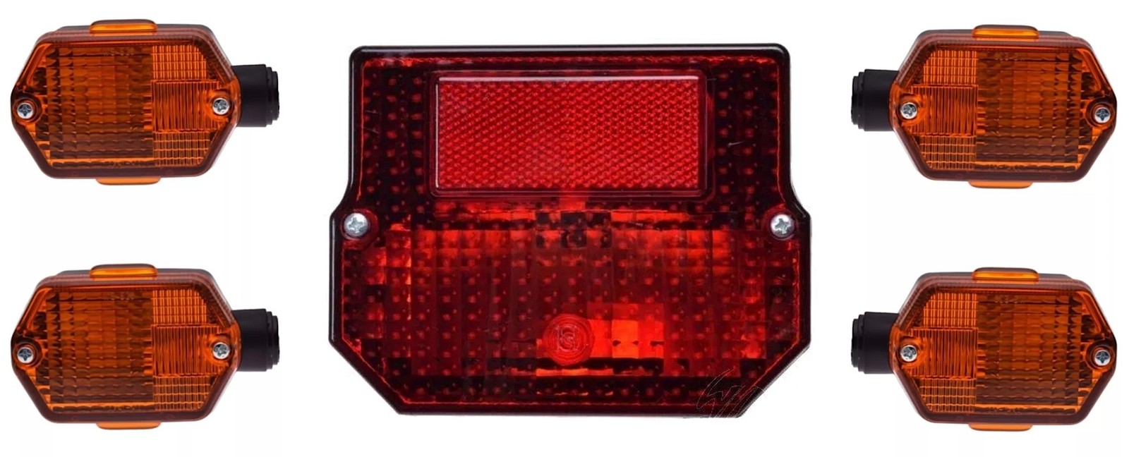 Feu arrière orange rouge avec clignotants moto MZ ETZ 150 250 Simson S50 SR50