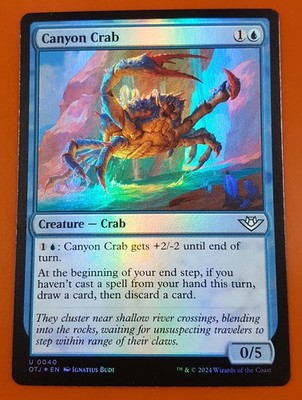 1x Canyon Crab | FOIL | Outlaws of Thunder Junction | MTG Magic Cards