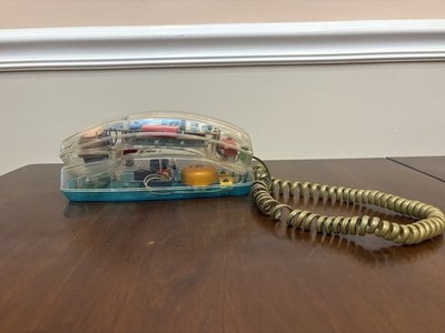Southwestern Bell 90s バングル USA VINTAGE VINTAGE 80 90s Bell South Model 430 Clear Phone Retro See Through