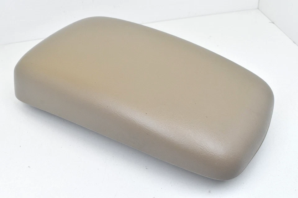 2000-2007 Ford Taurus Center Console Beige Leather Armrest Top Lid Cover OEM - Image 4 of 4