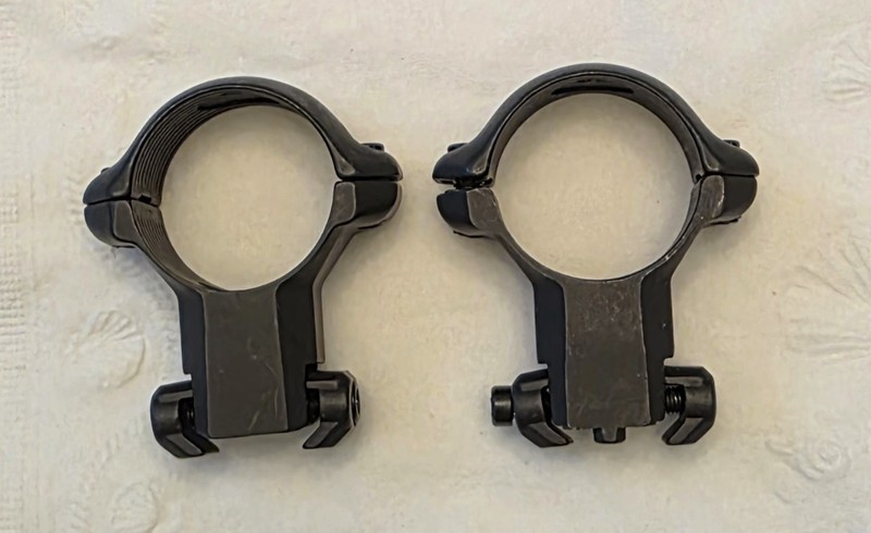 Tikka  1” Factory High Steel Scope Rings