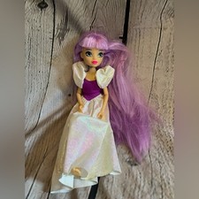 Mermaid High Mari 11" Doll Purple Hair Dress Necklace No Shoes Girl Toy
