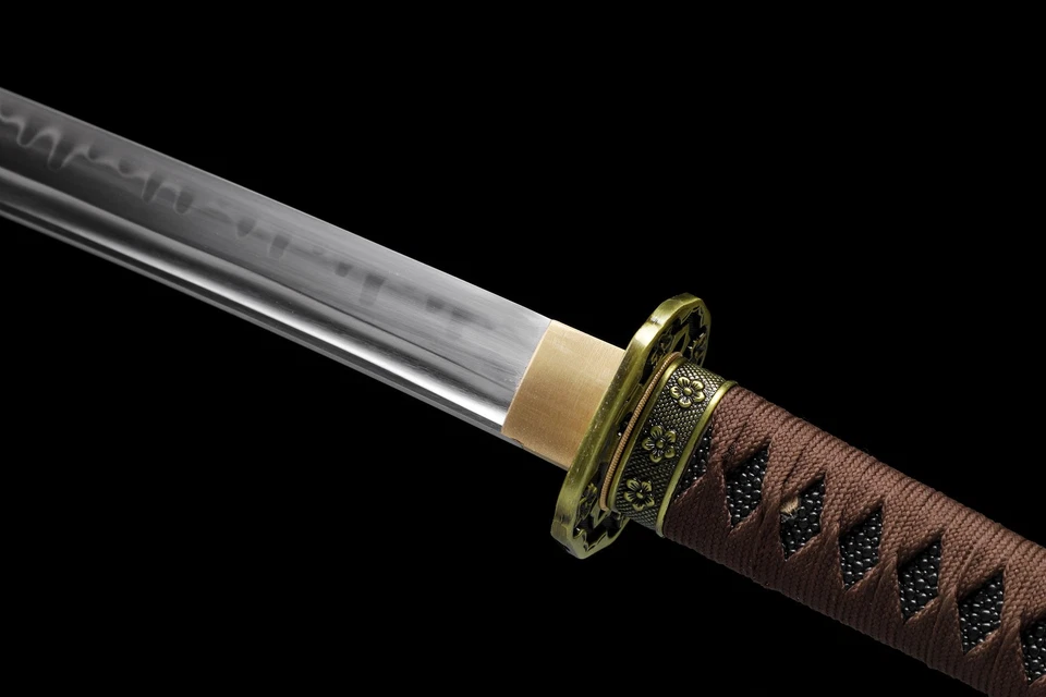 Tachi Katana Battle Ready Sharp T10 Steel Clay Tempered Japanese Samurai Sword - Image 4 of 4