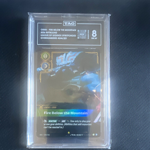 Ornn, Fire Below the Mountain graded TAG 8 for sale on eBay