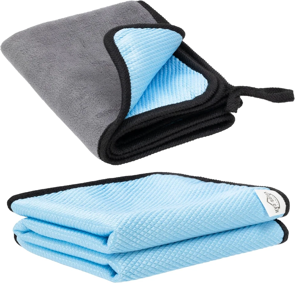 Panni in Microfibra per Auto - Doppia Texture 620/300 Gsm, Anti-Lint, Con Gancio - Immagine 2 di 4